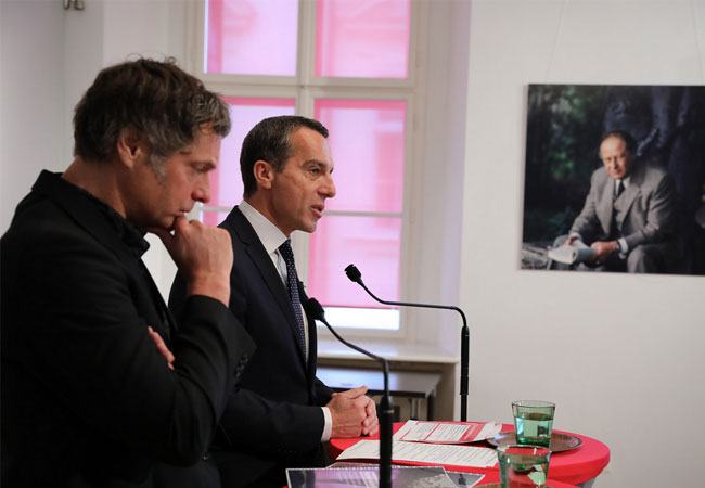 Bundeskanzler Kern präsentiert SPÖ-Umweltschwerpunkte