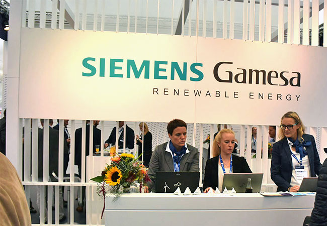 SiemensGamesa Messestand / Foto: HB