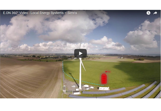 Videobild: Simris nutzt ausschließlich vor Ort erzeugte erneuerbare Energie