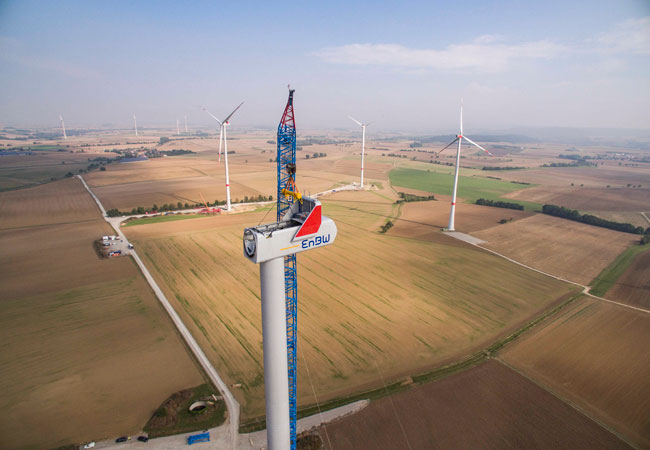 Pressebild: Die EnBW hat insgesamt sieben Windparks im September 2017 in Betrieb genommen