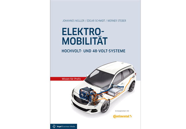 Pressebild: Neues Fachbuch "Elektromobilität" / © 2017 Vogel Business Media GmbH & Co.KG