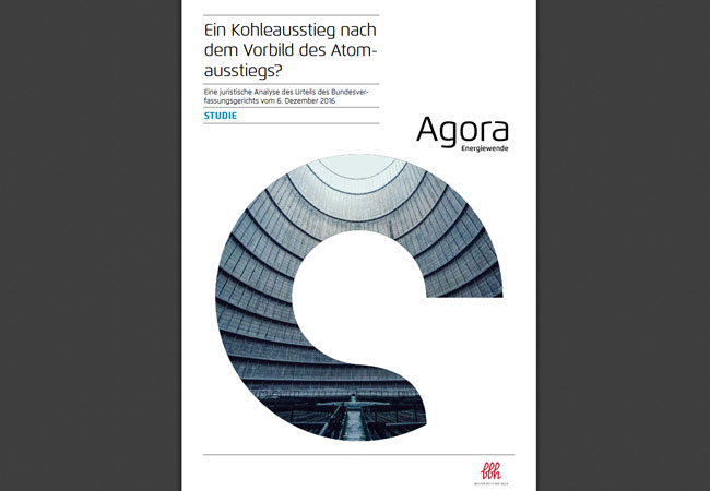 Das Gutachten „Ein Kohleausstiegsgesetz nach dem Vorbild des Atomausstiegs“ steht weiter unten zum kostenlosen Download zur Verfügung.