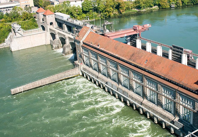 Pressebild: Wasserkraftwerk in Laufenburg