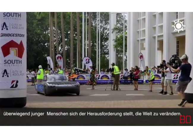 Videobild: Bridgestone World Solar Challenge 2017 - Tag 1