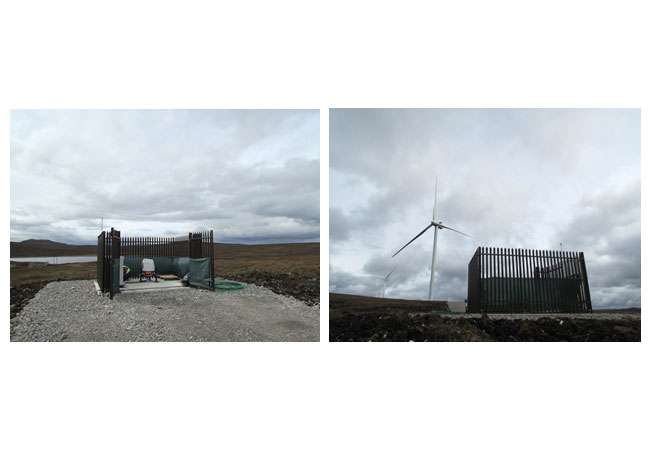 Pressebild: The low profile ZephIR 300 wind Lidar deployed with SSE at Bhlaraidh Wind Farm for operational site wind measurements