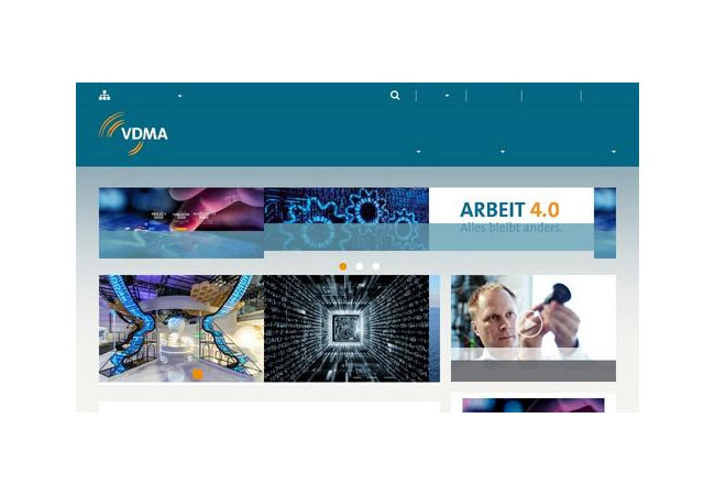 Pressebild: Internetauftritt VDMA