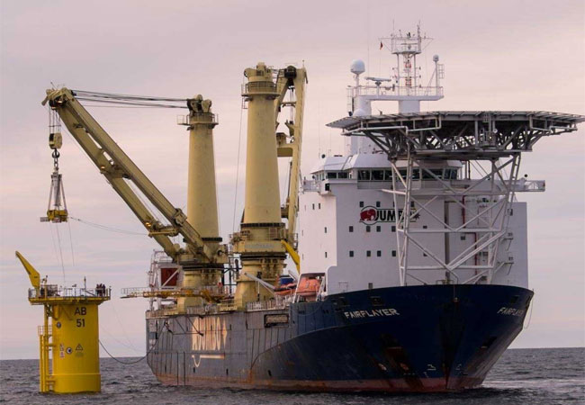Pressebild: Offshore-Windpark Arkona schließt zweiten Bauabschnitt vorzeitig ab