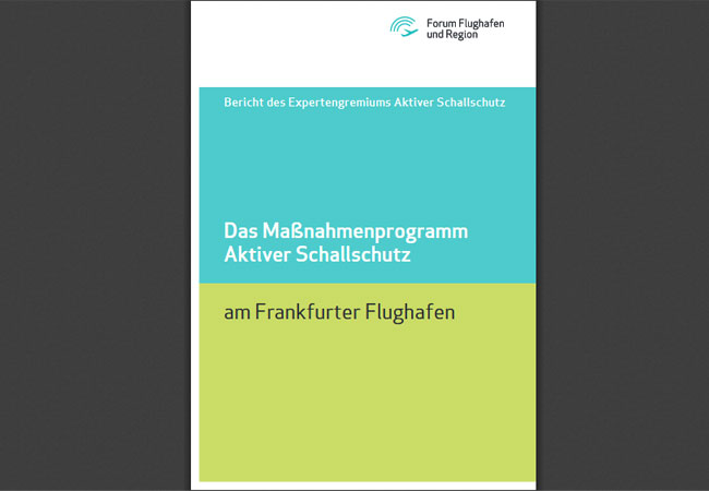 Das Maßnahmenprogramm Aktiver Schallschutz am Frankfurter Flughafen