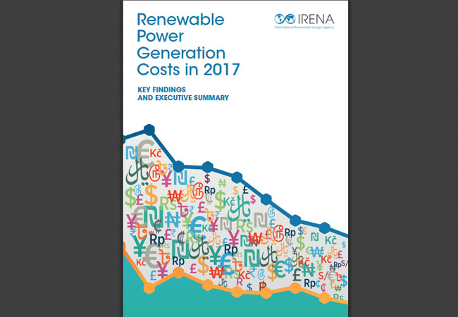 Studie: Renewable Power Generation Costs in 2017