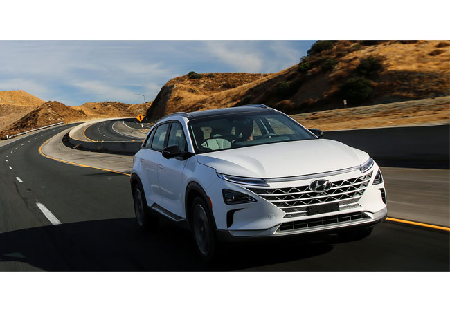 Hyundai Motor hat auf der Consumer Electronics Show (CES) 2018 in Las Vegas die Modellbezeichnung seines neuen Serienbrennstoffzellenfahrzeugs bekannt gegeben: Nexo.