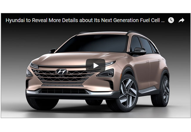Viedeobild: Messepremiere des neuen Brennstoffzellen-SUV auf der Consumer Electronics Show