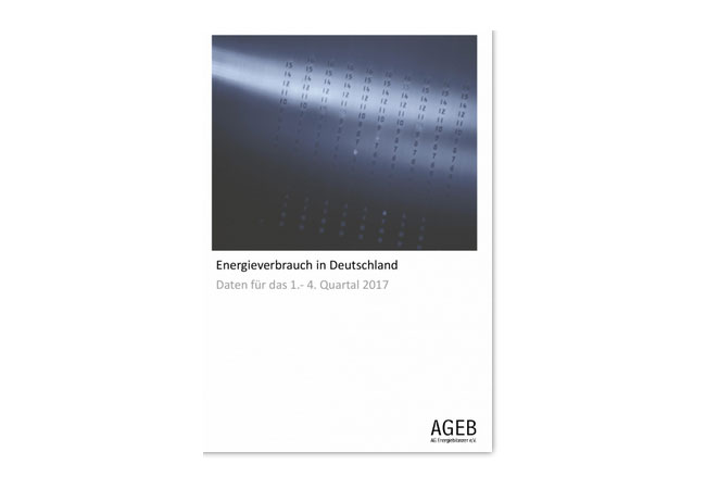Bericht: Energieverbrauch in Deutschland - Daten für das 1.-4. Quartal 2017