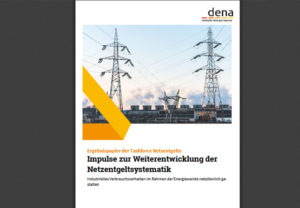 dena-Studie: Ergebnispapier der Taskforce Netzentgelte: Impulse zur Weiterentwicklung der Netzentgeltsystematik