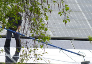 Nachfrage nach Photovoltaikanlagen legte 2017 spürbar zu / Foto: HB