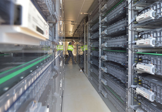 Pressebild: Batteriespeicher in Herdecke / Bildnachweis: BELECTRIC / © 2018 Andre Laaks,Innogy