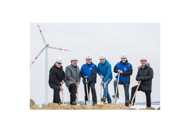 Pressebild: Spatenstich im Windpark Dürnkrut