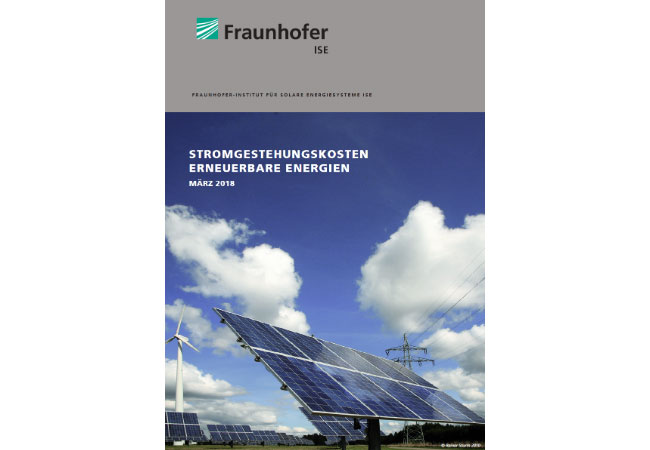 Pressebild: Studie zu Stromgestehungskosten