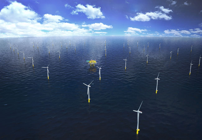 Pressebild: Parkansicht Windpark Hohe-See-Albatross