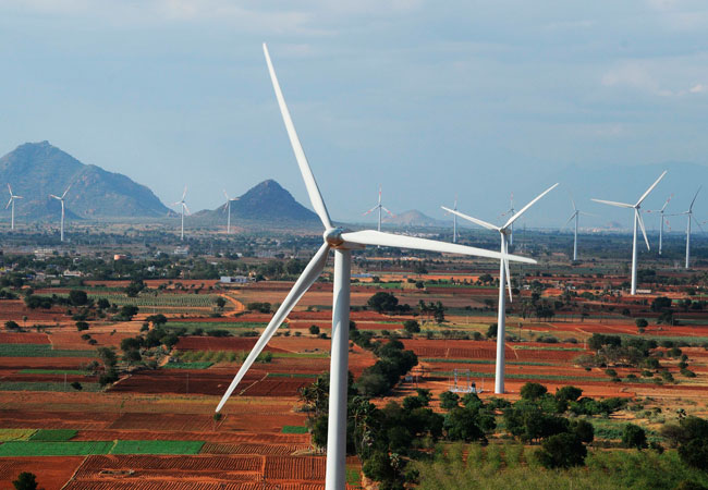 Pressebild: Siemens Gamesa Windpark in Indien