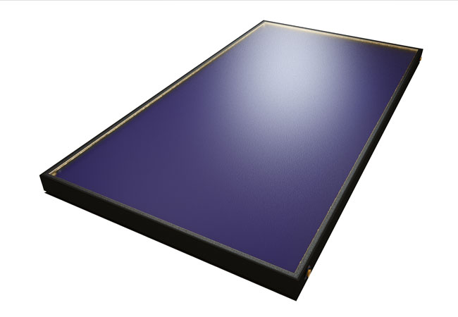 Pressebild: Der große Solarkollektor CS 500. Das Flaggschiff der CS-Reihe von CitrinSolar ist der CS 500, zu Recht "König der Kollektoren" genannt.