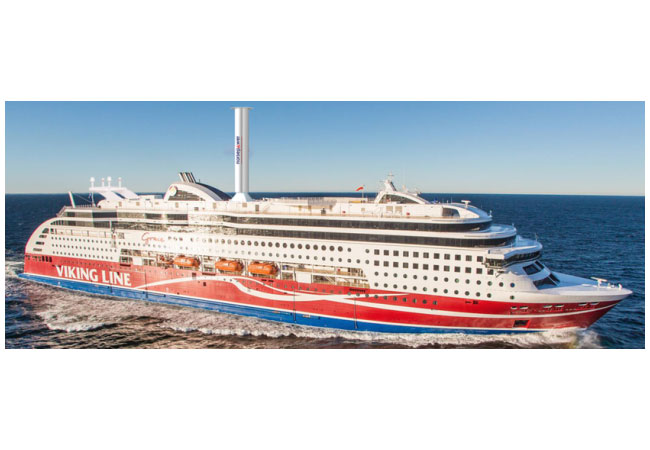 Pressebild: Noch in diesem Jahr soll eine Fähre der Viking-Linie mit Norsepower-Rotoren ausgerüstet werden © norsepower