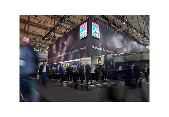 Pressebild: Messestand Rittal