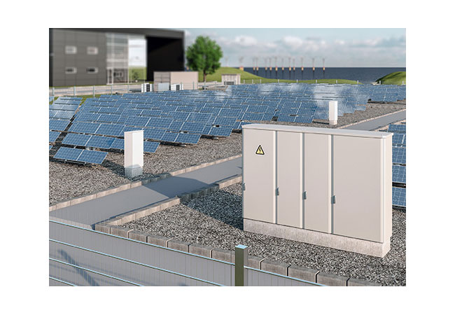 Pressebild: Rittal präsentiert unter dem Motto „Perfektion mit System“ auf der Energiefachmesse „The smarter E“ in München vom 20.-22. Juni sein neues Großschranksystem VX25.