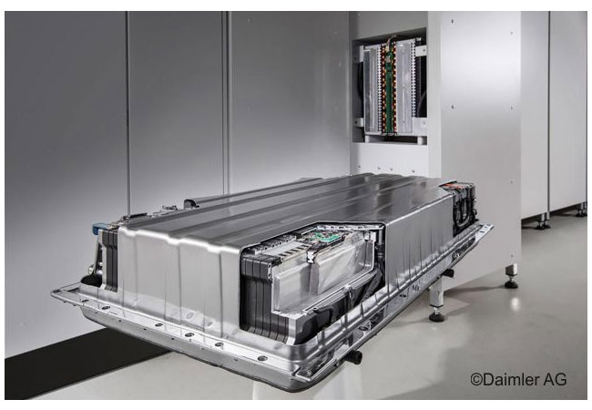 Pressebild: © Daimler AG / Mercedes Benz Innovation Battery Technology.