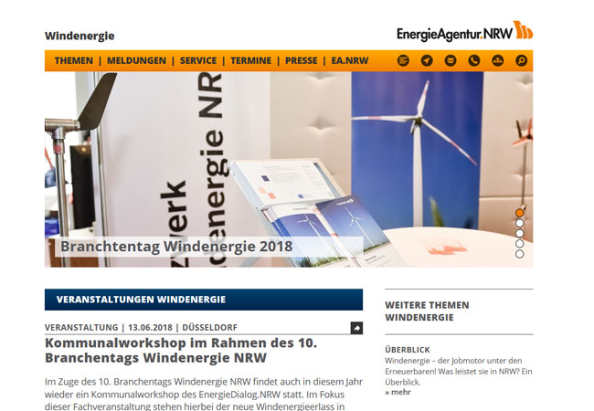 Branchentag Windenergie in Düsseldorf: Schlüssel für Energiewende liegt in NRW