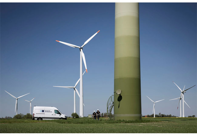 Pressebild: Die Deutsche Windtechnik bietet ab sofort Service für Turbinen der Marke Enercon in Deutschland an. © Bildnachweis Deutsche Windtechnik AG