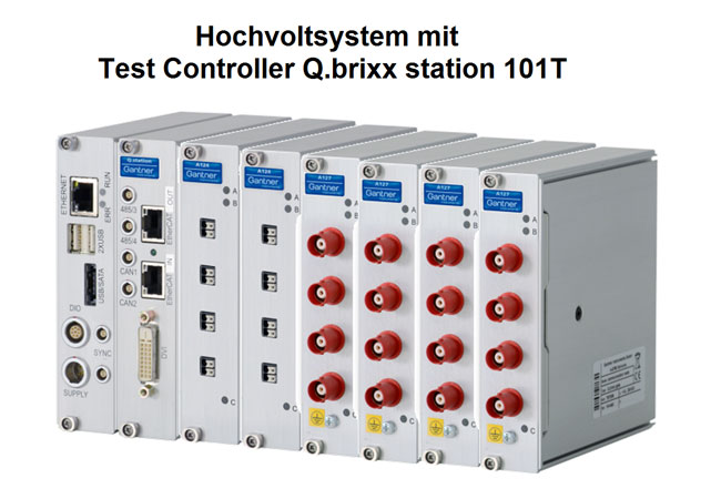 Pressebild: Hochvoltsystem mit Q.brixx Station 101T Copyright AMC - Analytik & Messtechnik GmbH Chemnitz