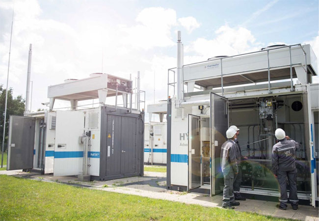 Pressebild: Power-to-Gas-Anlage in Falkenhagen– aus Strom entsteht Gas ; © Uniper Energy Storage GmbH