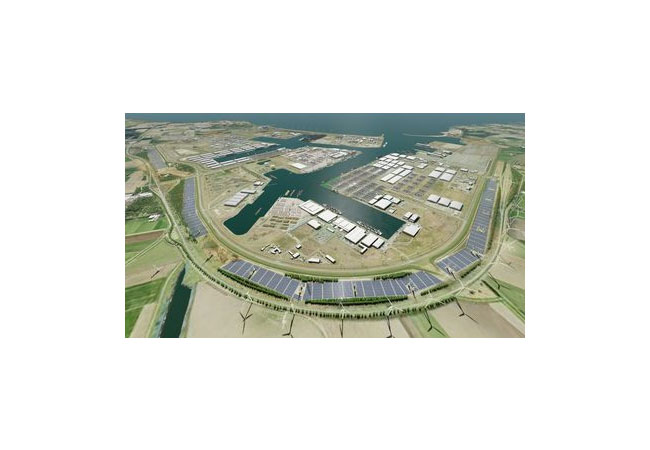 Pressebild: Visualization of Solarpark Scaldia