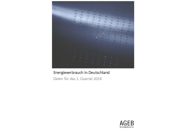 Ausgabe des Quartalsberichts der Arbeitsgemeinschaft Energiebilanzen (AGEB)