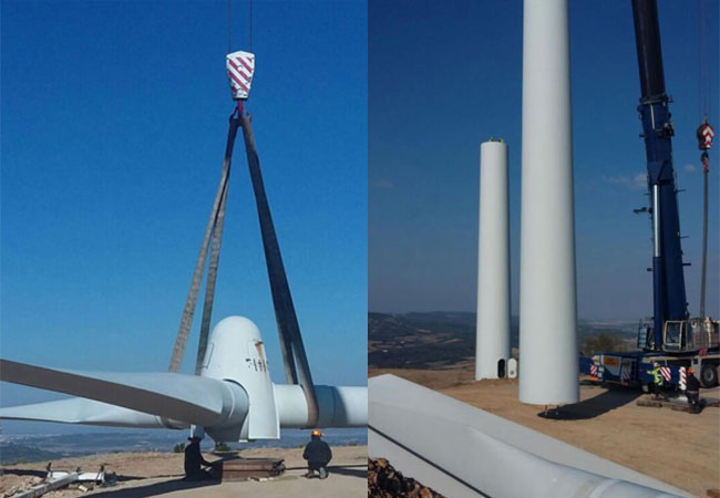 Pressebild: Erstes Demontage-Projekt für Net-Wind, ein schöner Erfolg
