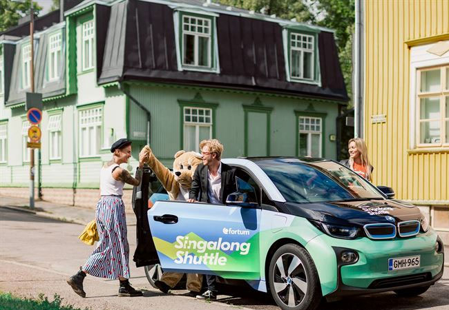 Pressebild: Fortum Singalong Shuttle