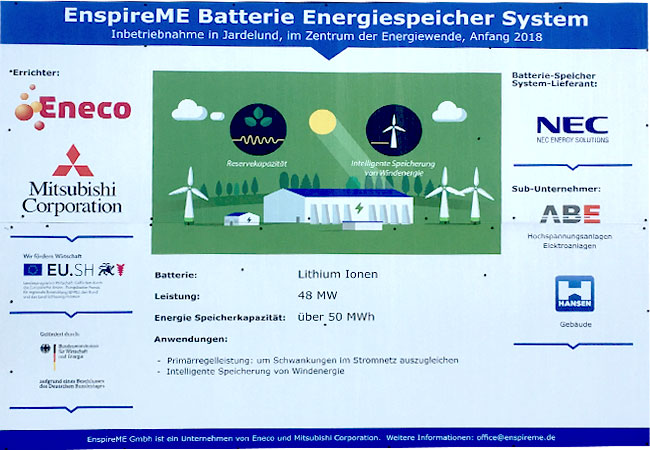 Pressebild: Europas größter Batteriespeicher läuft