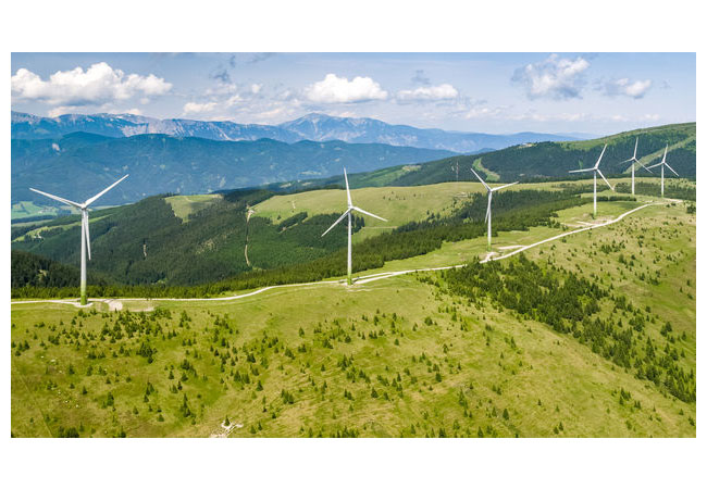 Pressebild: Windenergieanlagen im Windpark Pretul Foto: ÖBf-Archiv/Robert Leitner