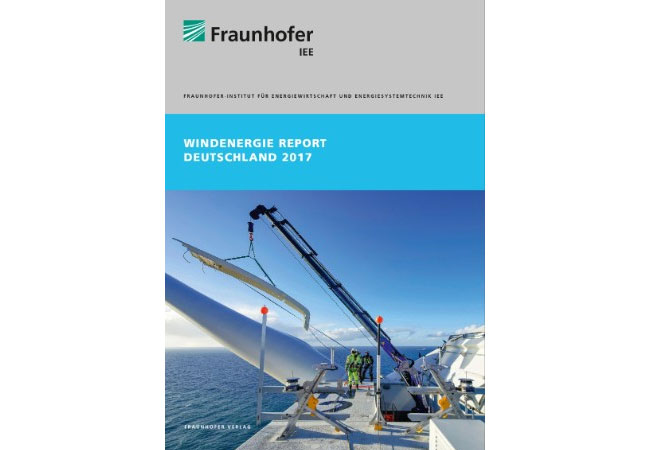 Pressebild: © Foto Senvion Titelbild des Windenergie Reports Deutschland 2017