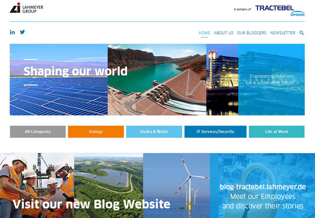 PB: Neuer Tractebel-Lahmeyer Blog online