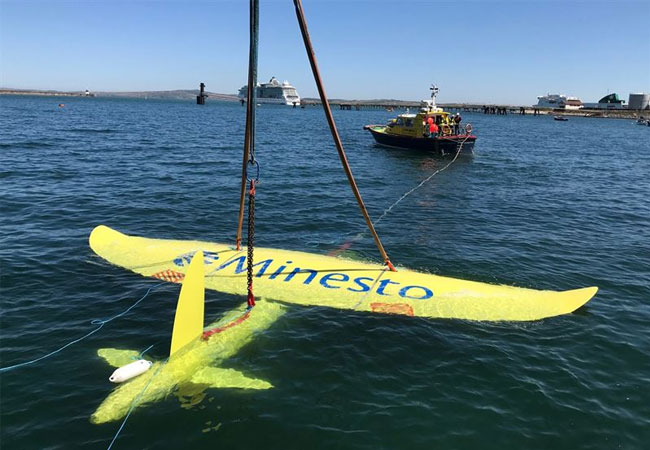 Pressebild: DG500 sea trial