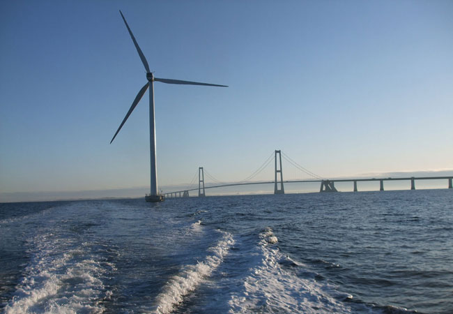 Pressefoto: Dänischer Offshore-Windpark Sprogø (© European Energy A/S)