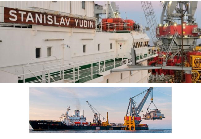 Pressebilder: Offshore-Installationsarbeiten werden 2020 mit dem Kranschiff von Seaway Heavy Lifting, Stanislav Yudin, durchgeführt