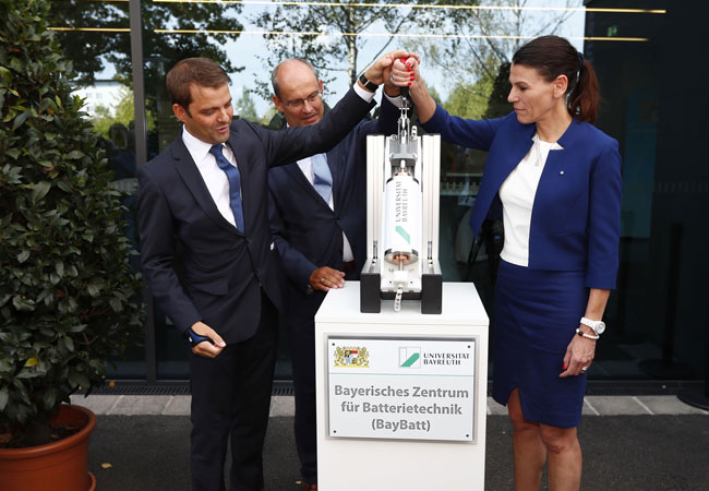 PB: Eröffnung-BayBatt mit Bayerischer Wissenschaftsministerin, Prof. Dr. med. Marion Kiechle / Universität Bayreuth