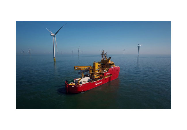 Pressebil: Photo from the existing Race Bank Offshore Wind Farm