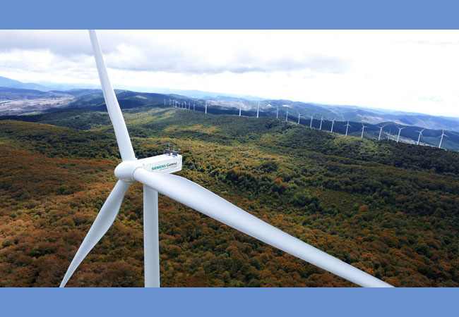 Pressebild: The scope of the agreement includes delivery, installation and service for 26 turbines SG 3.4-132 at the Azovskaya wind farm