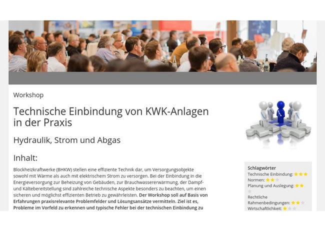 Internetseite: Einbindung von BHKW-Abgasanlagen - BHKW-Infozentrum GbR