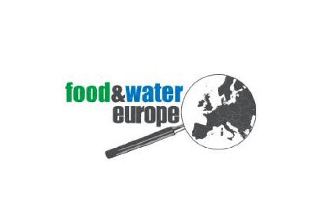 Pressebild: Logo: food & water europe