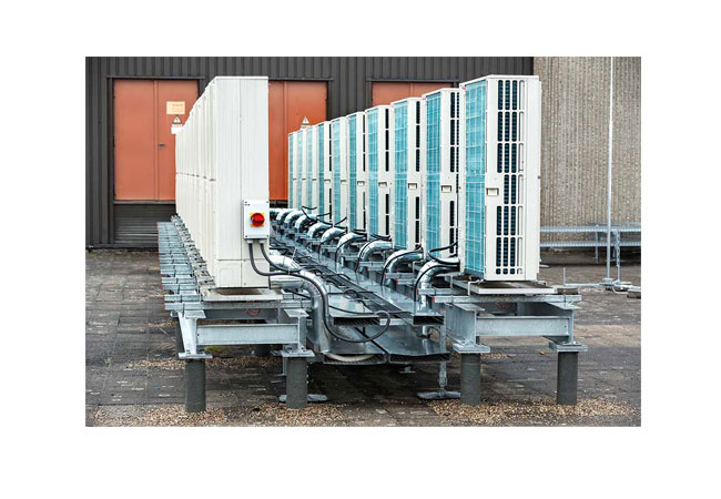 Pressebild: Wärmepumpenkaskade / © Mitsubishi Electric