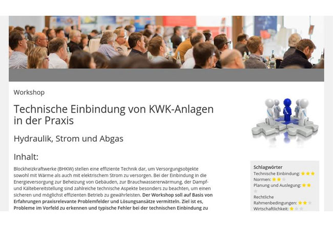 PB: Technische Einbindung von BHKW-Anlagen